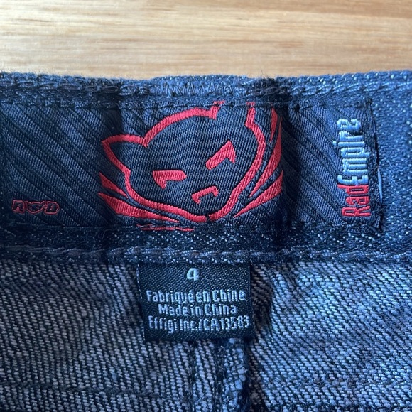 Red Engine Jeans in Dark Wash size 4 - Picture 2 of 4